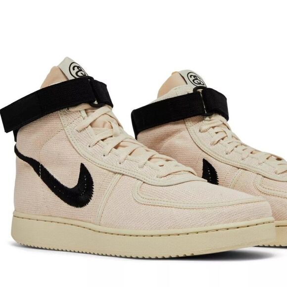 Nike x Stussy Vandal High Fossil DX5425-200 Shoes Sneakers Mens 8.5 US 42 EUR main image 8